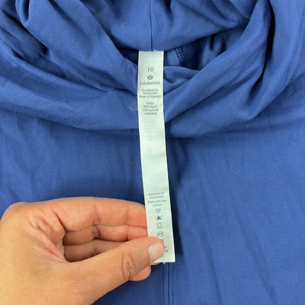Lululemon Ethereal Long Sleeve Gatsby Blue - Picture 5 of 7